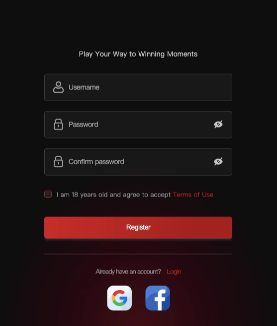 pinas99 register page showing simple sign-up form for new users to access login, games, download options, app features, and online casino platform